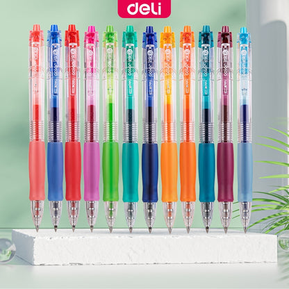 Deli  0.5mm Colorful Roller Pen Quick-Drying Ink SA500 for School Note Writing Stationery