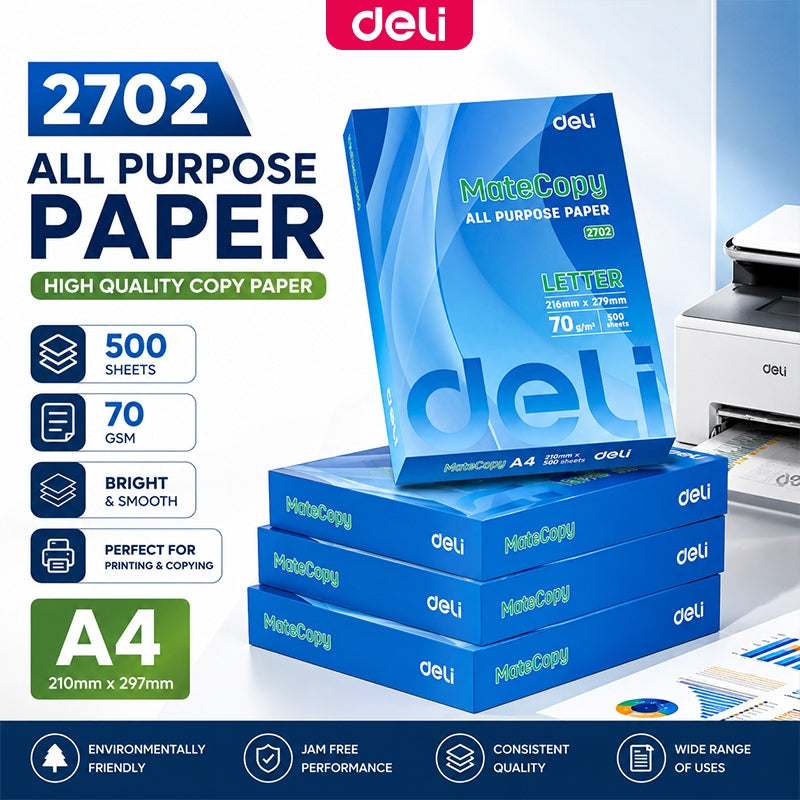 Deli 500/1500 Sheets Hard Copy Bond Paper