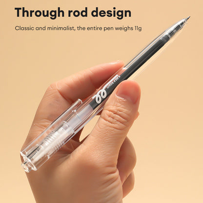 Deli 12Pcs Ballpen 0.5mm High-capacity quick-drying ink Sign Pen S05