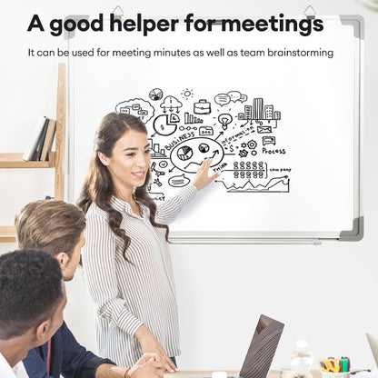 Deli Magnetic Aluminum Whiteboard with Magnetic Marker