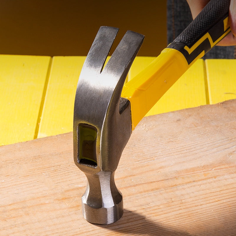 Deli Tools 16Oz Hammer Claw Heavy Duty Handle Non Slip Durable Portable Mallet Multi-function