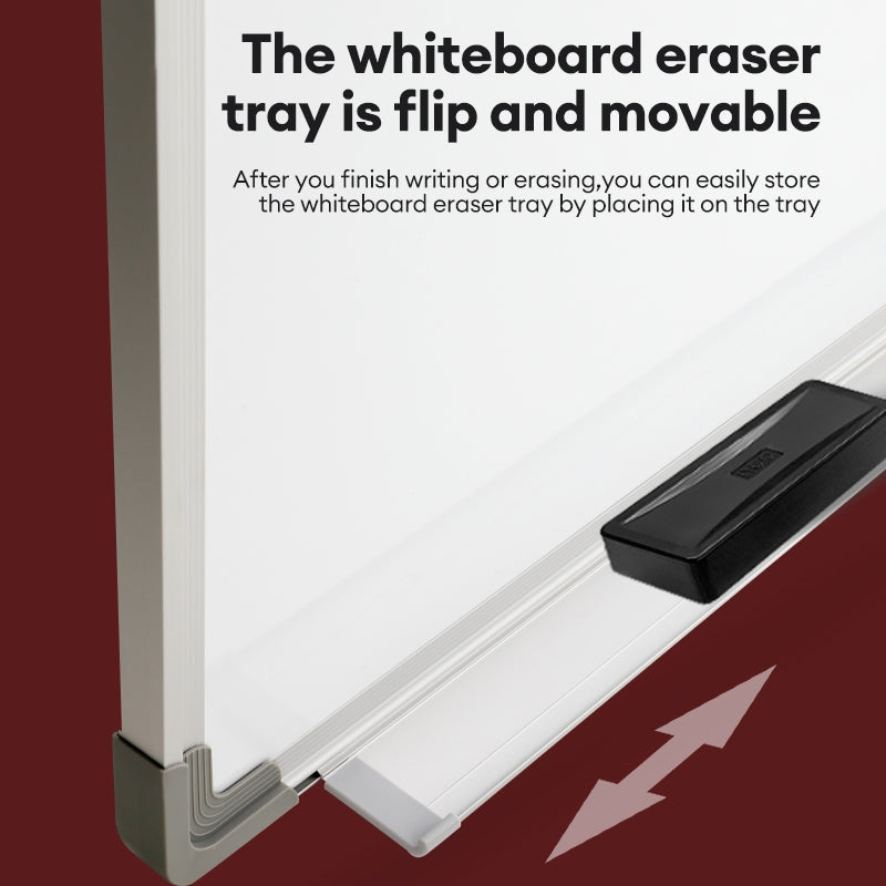 Deli Magnetic Aluminum Whiteboard with Magnetic Marker