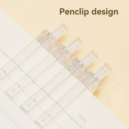 Deli A122 12Pcs Press Gel Pen 0.35mm Quick-Drying Black Writing Ballpen For School Office Supplies