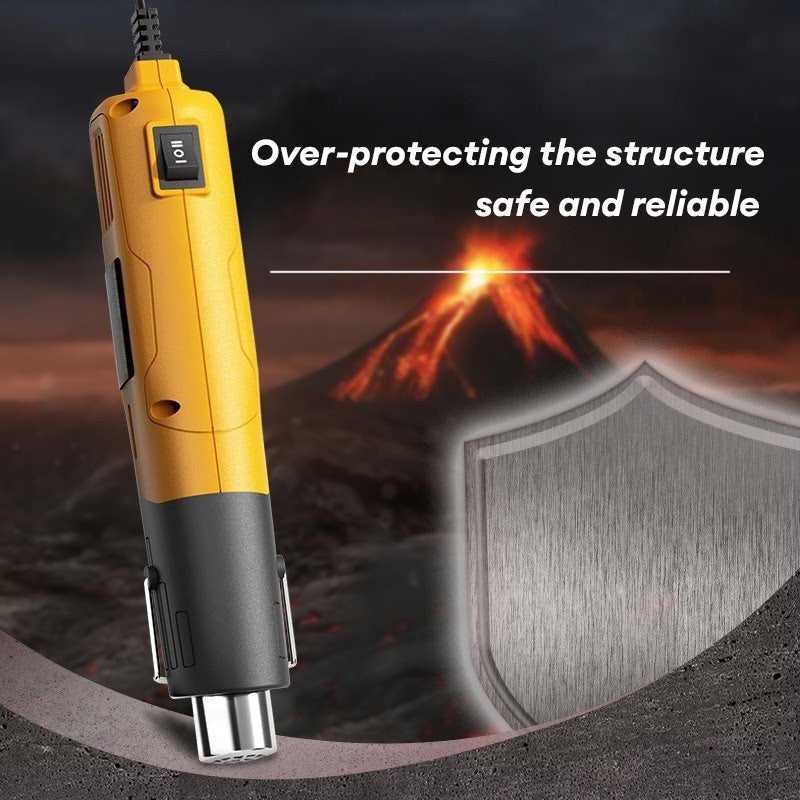 Deli Tools Hot Air Gun Mini Heat Gun 140W/300W Portable DIY Crafting Pen Multi-functional Handle