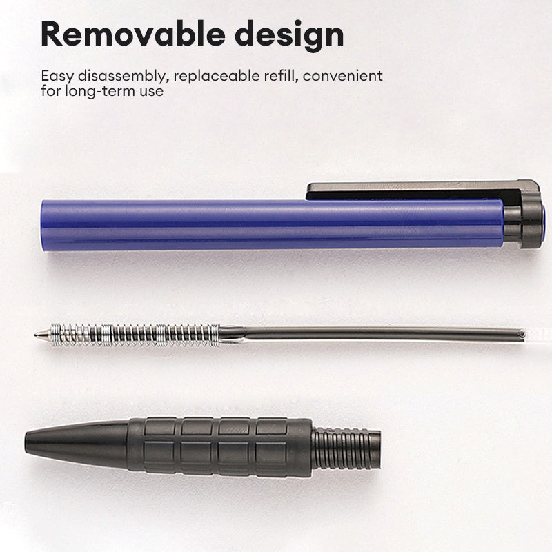 Deli Ballpoint Pen 0.7mm Smooth Writing Ballpen Black/Blue/Red Color Office Pens 6546