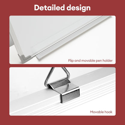 Deli Magnetic Aluminum Whiteboard with Magnetic Marker