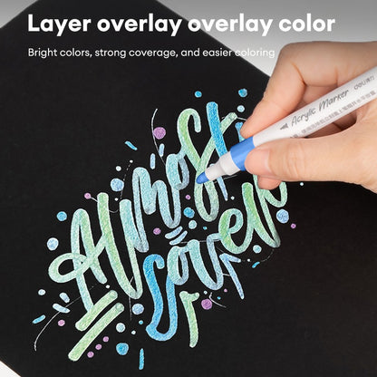 Deli 6 Colors Highlighter Marker Set Painting School Supplies HM114