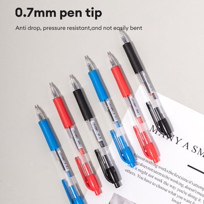 Deli 0.7mm Push Ballpoint Pen-ballpoint Pen Bullet Tip EQ60