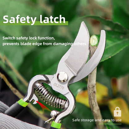 Deli tool 8" Garden Shears Professional High Carbon Steel Scissors Pruning Shears
