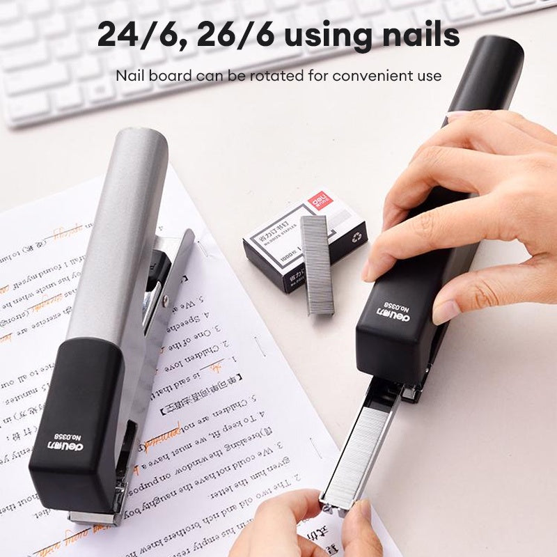 Deli Effortless Plier Stapler Heavy Duty Stapler School Office Supplies