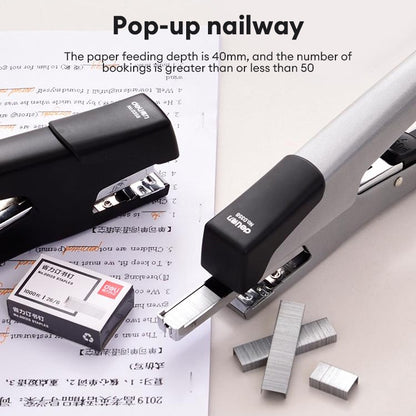 Deli Effortless Plier Stapler Heavy Duty Stapler School Office Supplies