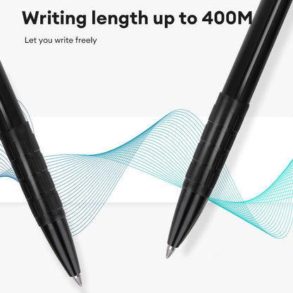 Deli Ballpoint Pen 0.7mm Smooth Writing Ballpen Black/Blue/Red Color Office Pens 6546