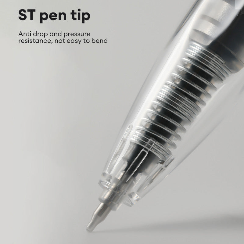 Deli 12Pcs Ballpen 0.5mm High-capacity quick-drying ink Sign Pen S05