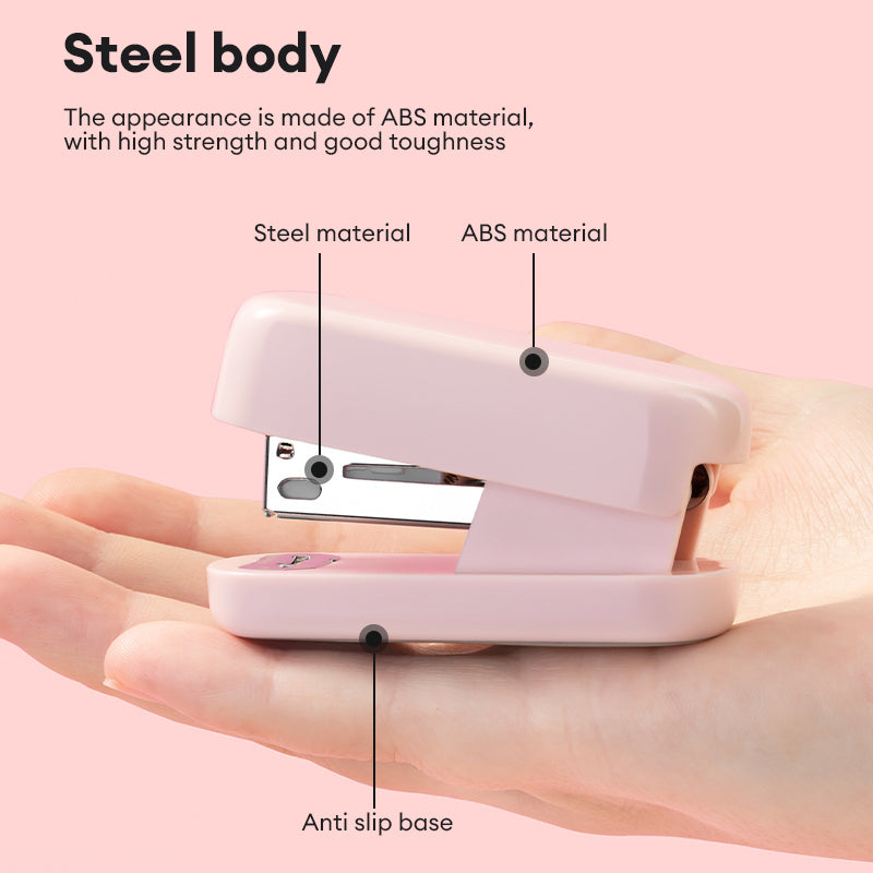 Deli TA202 Mini Portable Convenient Stapler Staples are included with the purchase of a stapler
