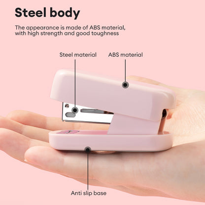 Deli TA202 Mini Portable Convenient Stapler Staples are included with the purchase of a stapler