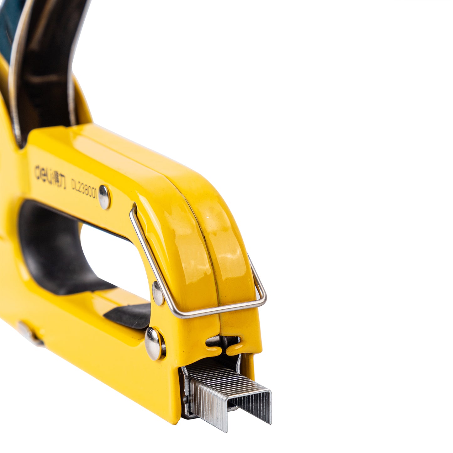 Deli Tools Door-Type Nail Gun Portable Industrial Staple Gun Heavy Duty Gun Tacker Metal Stapler Gun