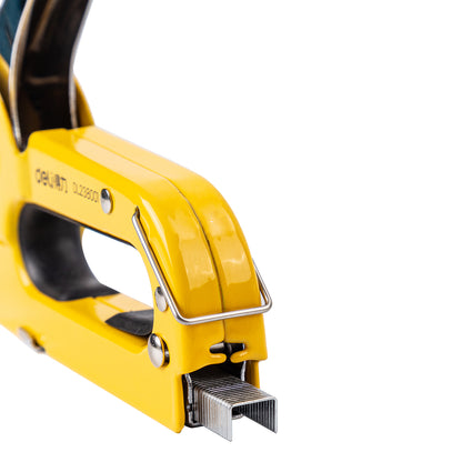 Deli Tools Door-Type Nail Gun Portable Industrial Staple Gun Heavy Duty Gun Tacker Metal Stapler Gun