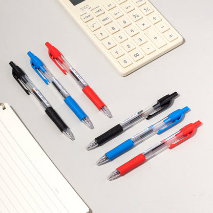 Deli 0.7mm Push Ballpoint Pen-ballpoint Pen Bullet Tip EQ60