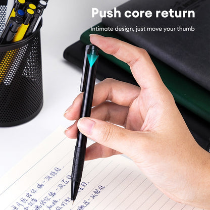 Deli Ballpoint Pen 0.7mm Smooth Writing Ballpen Black/Blue/Red Color Office Pens 6546