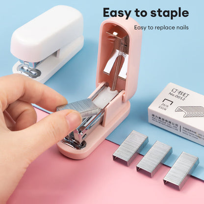 Deli TA202 Mini Portable Convenient Stapler Staples are included with the purchase of a stapler