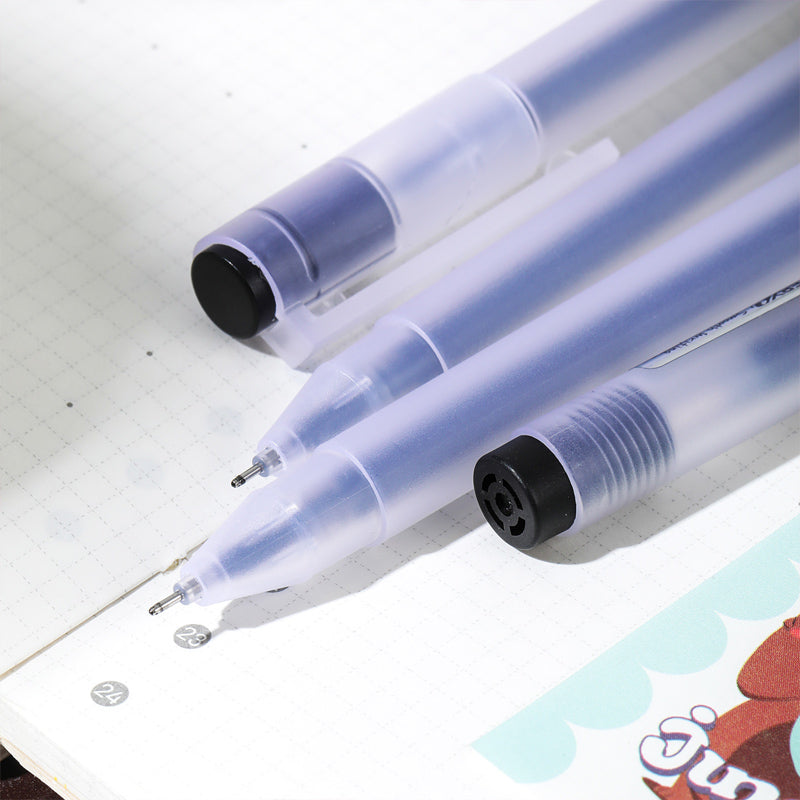 Deli 3 Colors Gel Pen 0.5mm Bullet Writing Pen 12PCS Colored Pen  EG67