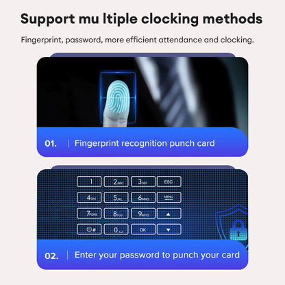 Deli Fingerprint Time Clock