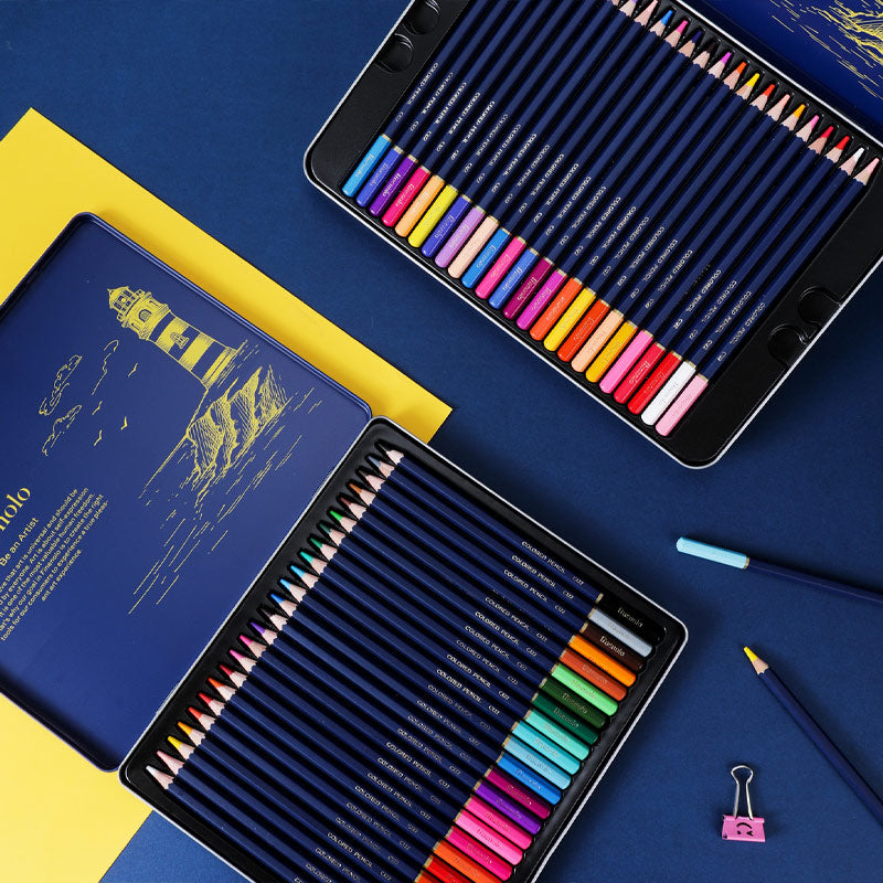Deli Colored Pencils Set – Smooth & Vibrant for Beginners