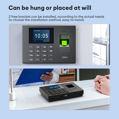 Deli Fingerprint Time Clock