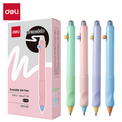 Deli 0.5mm Press Erasable Gel Pen Bullet Tip EG310 Precision Meets Effortless Correction