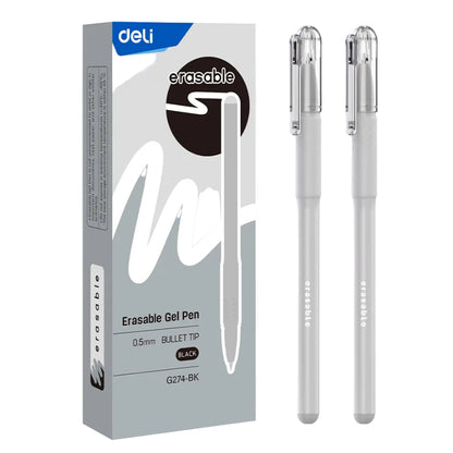 Deli 0.5mm Erasable Neutral Pen Equipped With Special Eraser EG274