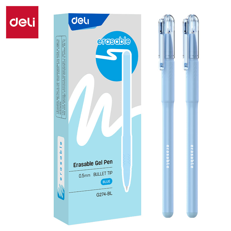 Deli 0.5mm Erasable Neutral Pen Equipped With Special Eraser EG274