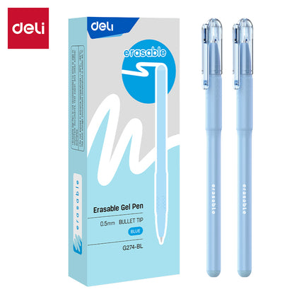 Deli 0.5mm Erasable Neutral Pen Equipped With Special Eraser EG274
