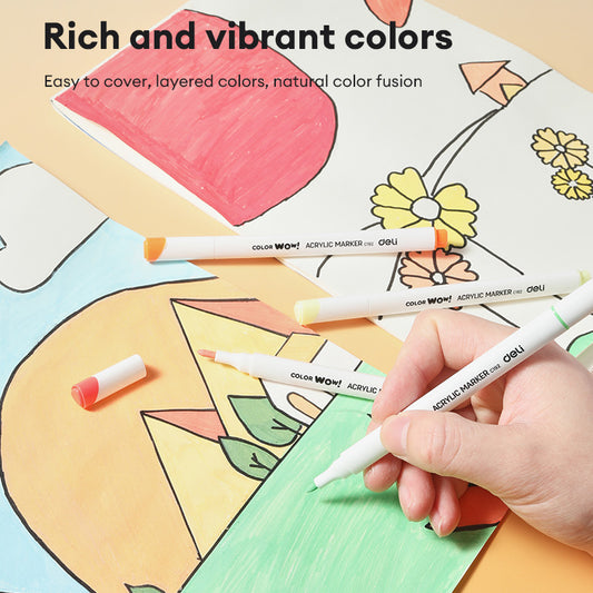 Deli Color Marker Set with Organizer Stand