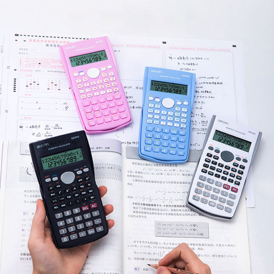 Deli Scientific Calculator D82MS with Protective Sliding Cover – 240 Functions for Students & Exams