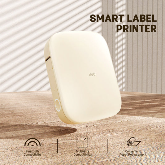 Deli Mini Label Printer – Wireless Inkless Sticker Maker