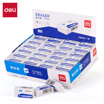 Deli 2B White Eraser PVC 14*30mm VP420