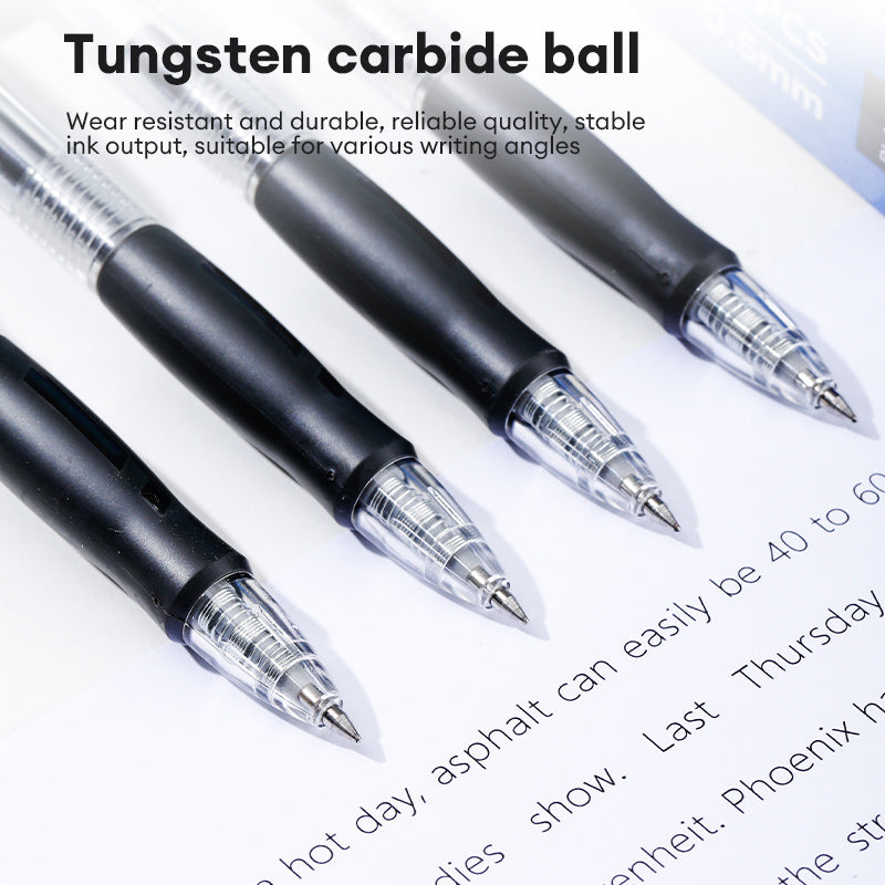 Deli 0.5mm Smooth Gel Pen – Black Ink