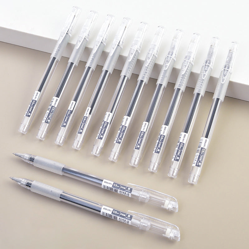 Deli S108 0.5mm Gel Pen – Smooth, Quick Dry, No Smudge