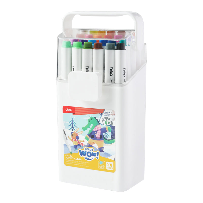 Deli Color Marker Set with Organizer Stand