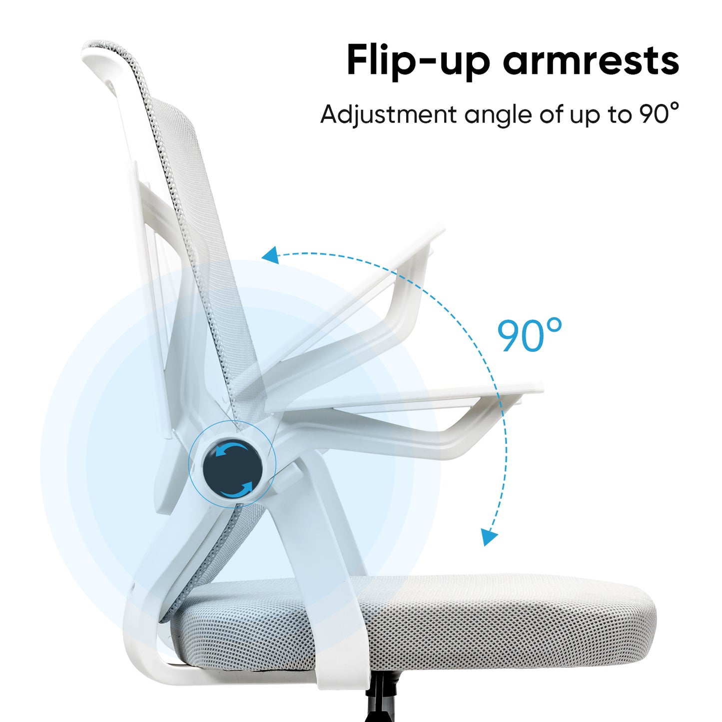 Deli Ergonomic Chair Breathable Mesh Home Office Computer Study Chair Gaming Chair