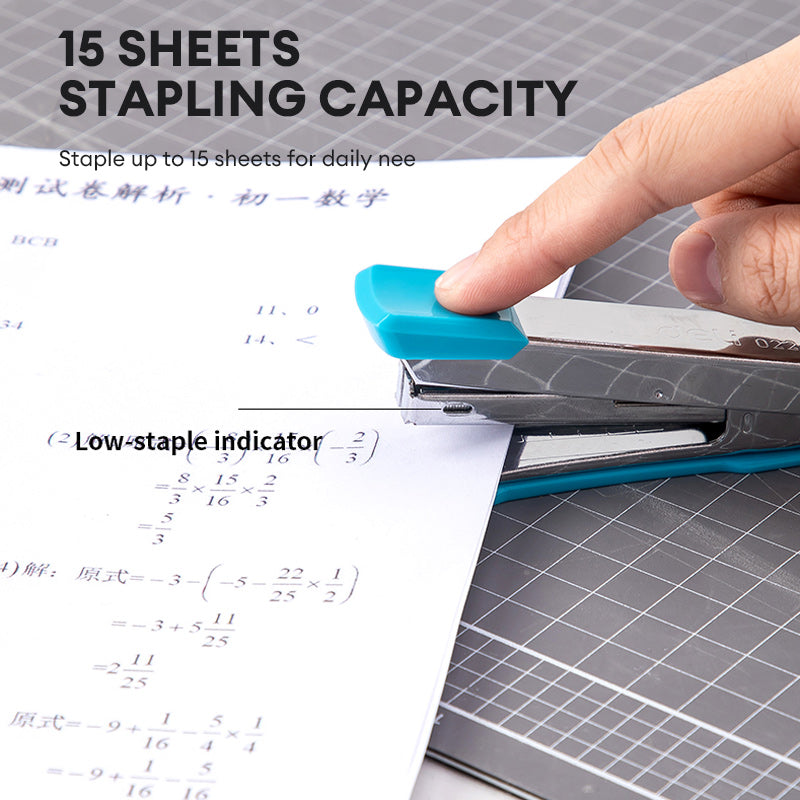 Deli Stapler with Remover 10# Staples Staplers Machine School Office Supplies E0224F