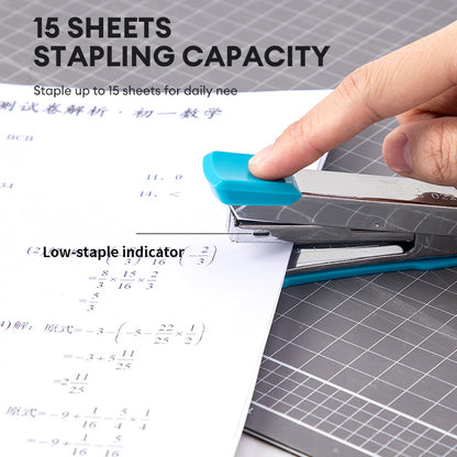 Deli Stapler with Remover 10# Staples Staplers Machine School Office Supplies E0224F
