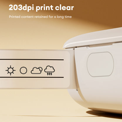 Deli Mini Label Printer – Wireless Inkless Sticker Maker