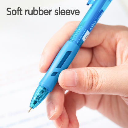 Deli 0.7mm Press Ballpen Black/Blue Ballpoint Pen For Writing Office School Supplies EQ17