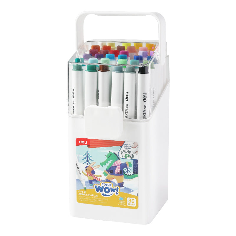 Deli Color Marker Set with Organizer Stand