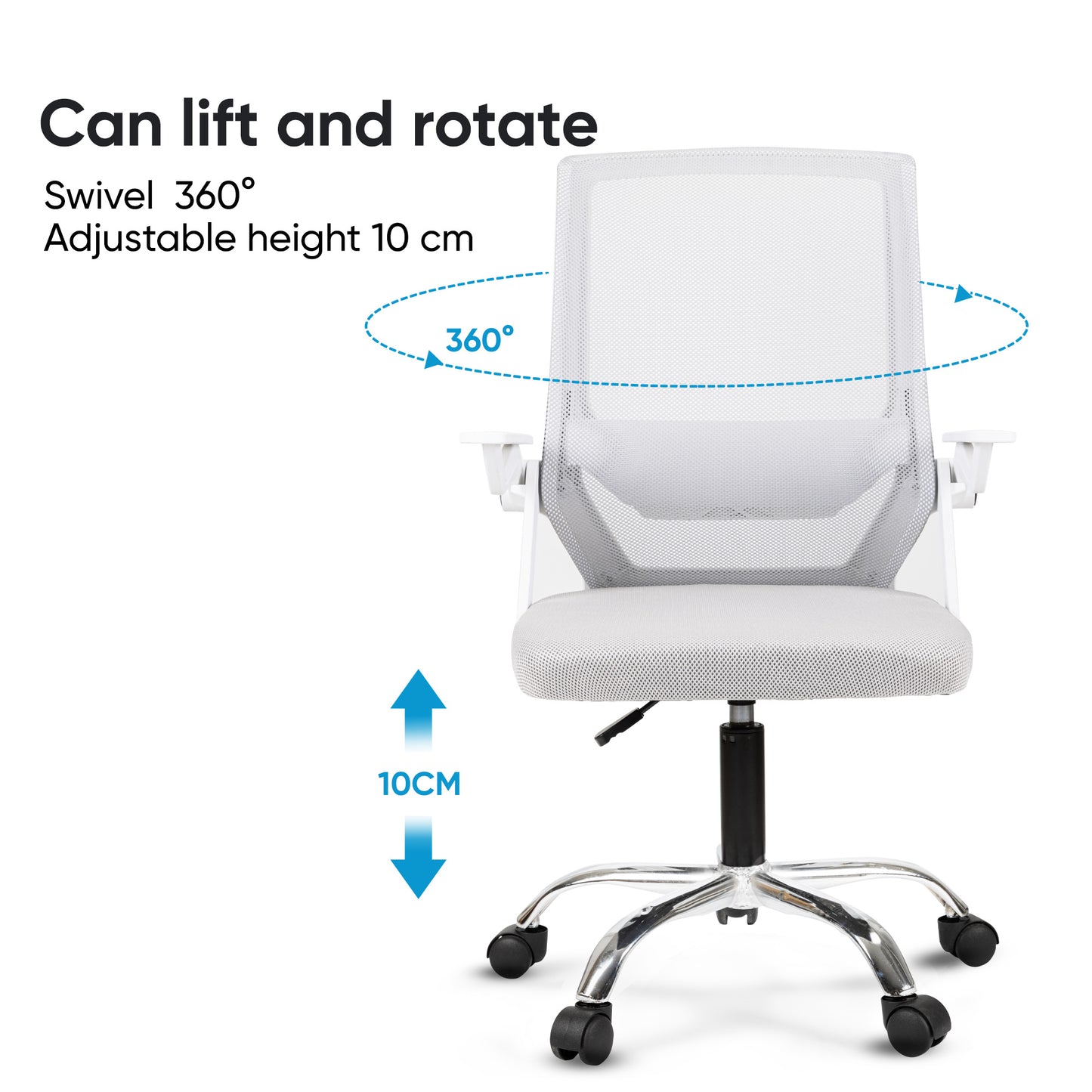 Deli Ergonomic Chair Breathable Mesh Home Office Computer Study Chair Gaming Chair