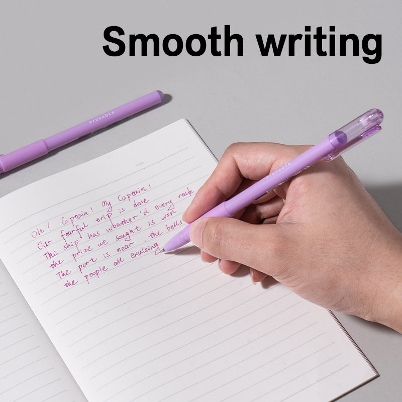 Deli 0.5mm Erasable Neutral Pen Equipped With Special Eraser EG274