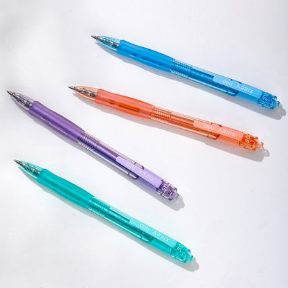 Deli 0.5mm Gel Pen Set – Smooth Writing (Black/Blue Ink, Random Color Body)