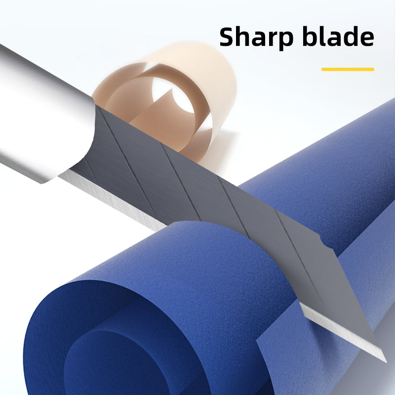 Deli Tool 9mm Utility Blade Thick 0.4 7 Blade heads 30° Angle 10pcs/Box