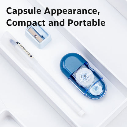 Deli NS156 5mmx6m Mini Correction Tape Portable Design for School Supplies Student Exam Essentials